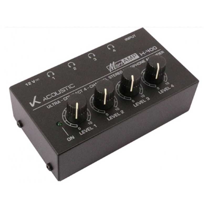 K-400 AMPLIFICADOR FONOS 4CH.