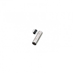 ADAPTADOR COPLA XLR MACHO - MACHO METALICO CABLELAB