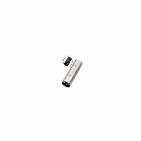 ADAPTADOR COPLA XLR MACHO - MACHO METALICO CABLELAB