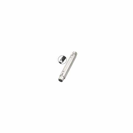 ADAPTADOR COPLA XLR HEMBRA - HEMBRA METALICO CABLELAB
