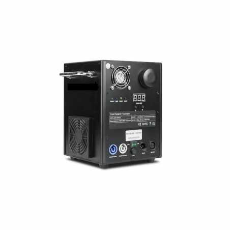 KIT 2 x SPARK MACHINE 650W DMX y CONTROL REMOTO EN CASE