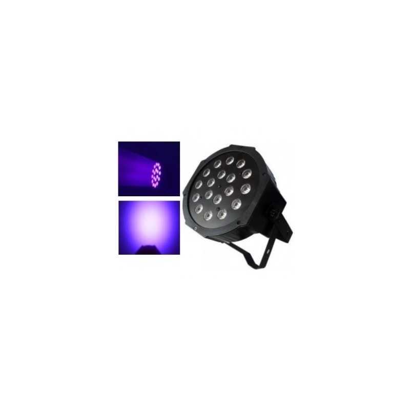 UV MINI LED PAR 18x1W DMX-512