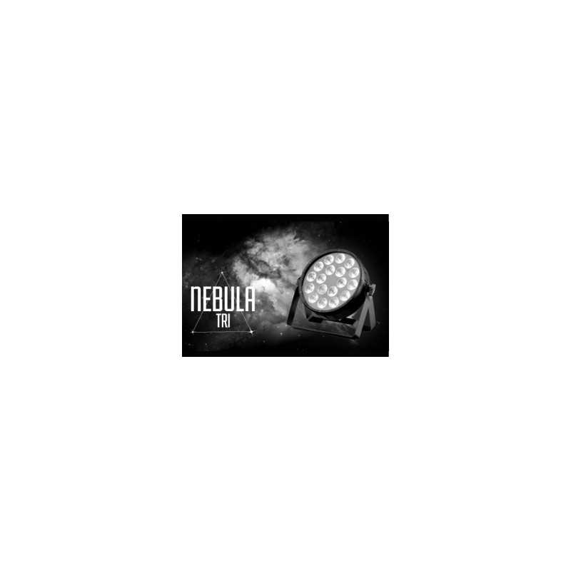 Par Led Nebula TRI Flat Plast 18 Leds 1W 3 en 1