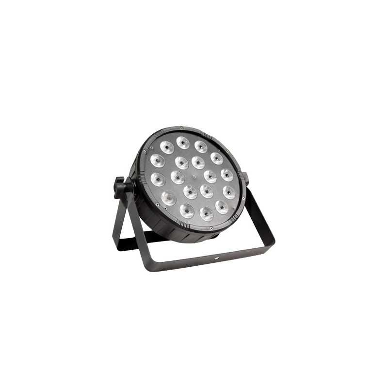 Par Led Nebula TRI Flat Plast 18 Leds 1W 3 en 1