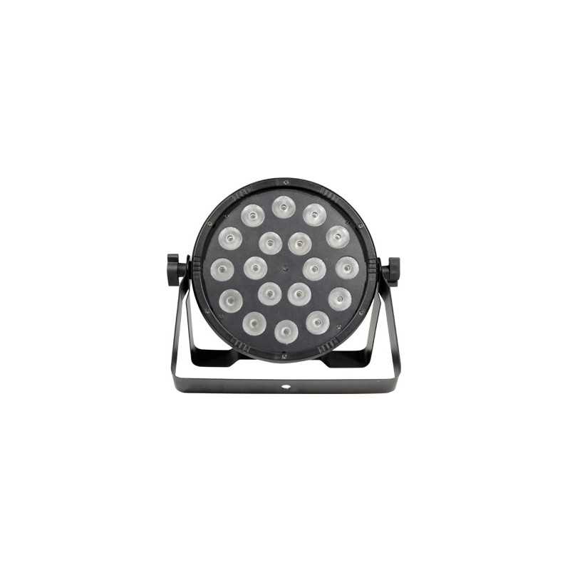 Par Led Nebula TRI Flat Plast 18 Leds 1W 3 en 1