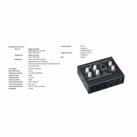 K-22P MIXER 2CH. C/INTERFACE S/PDIF
