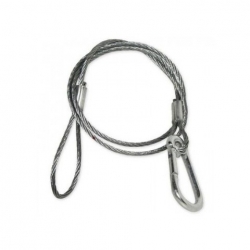 BT-01 PIOLA SEGURIDAD 5mm 80cm ACERO GALVANIZADO