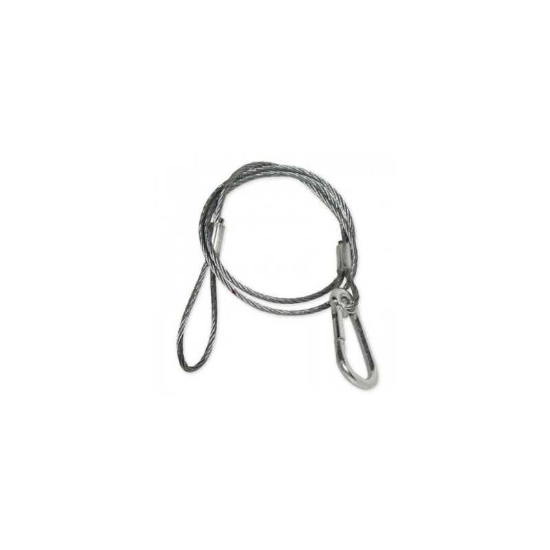 BT-01 PIOLA SEGURIDAD 5mm 80cm ACERO GALVANIZADO