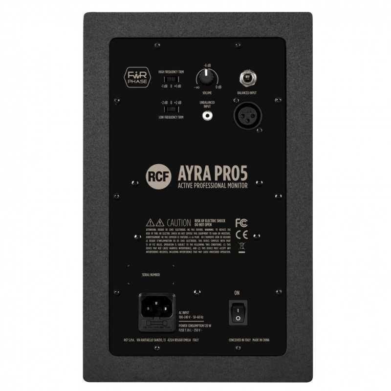 AYRA PRO5 RCF MONITORES DE ESTUDIO ACTIVOS DE...