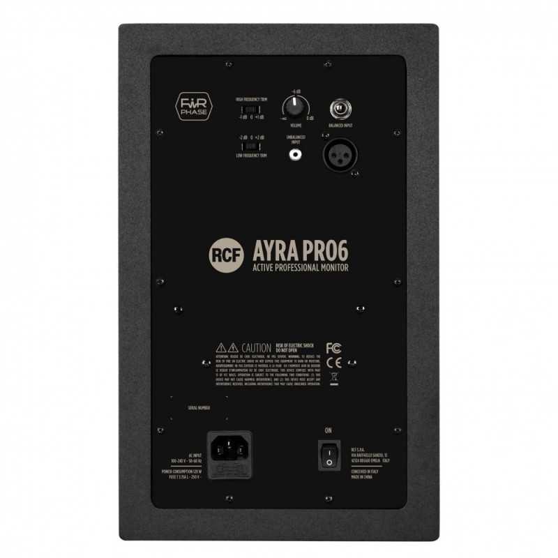AYRA PRO6 RCF MONITORES DE ESTUDIO ACTIVOS DE...