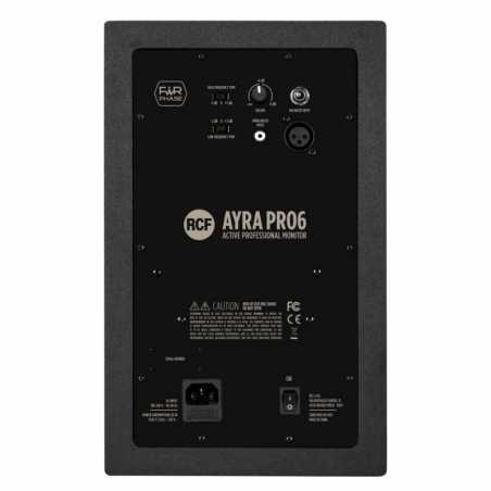AYRA PRO6 RCF MONITORES DE ESTUDIO ACTIVOS DE DOS VIAS PROFESIONALES c/u