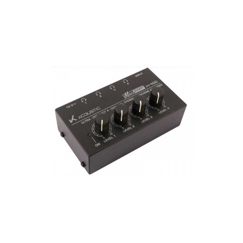 K-400 AMPLIFICADOR FONOS 4CH.