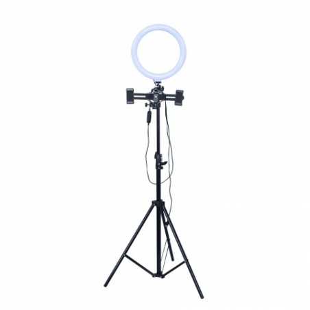 ARO LED 26CM CON ATRIL Y CONTROL CALIDO Y FRIO