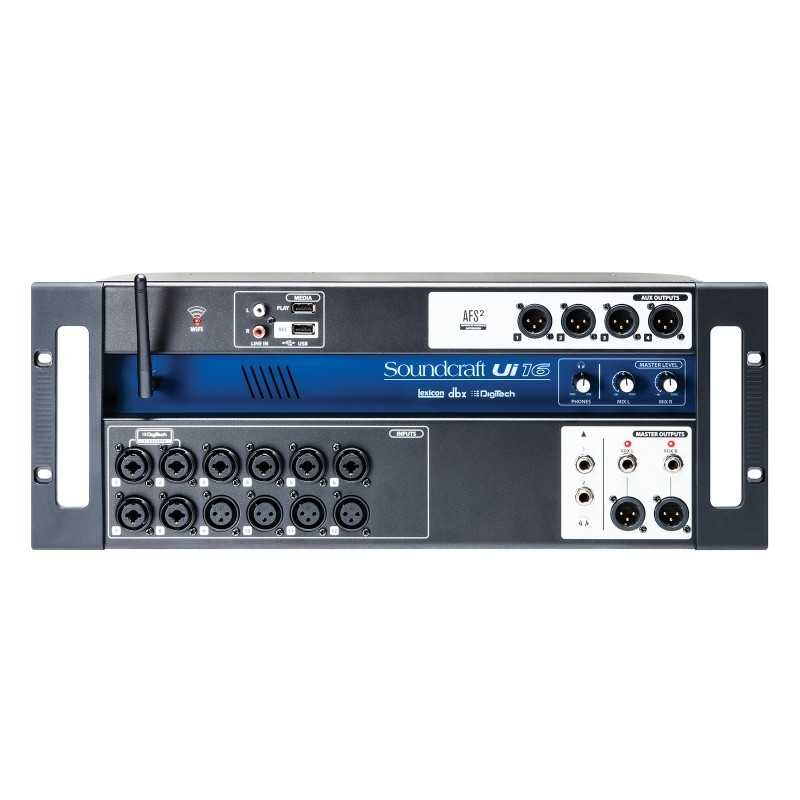 MEZCLADOR SOUNDCRAFT UI16 RACKEABLE