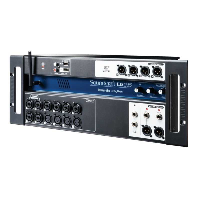 MEZCLADOR SOUNDCRAFT UI16 RACKEABLE