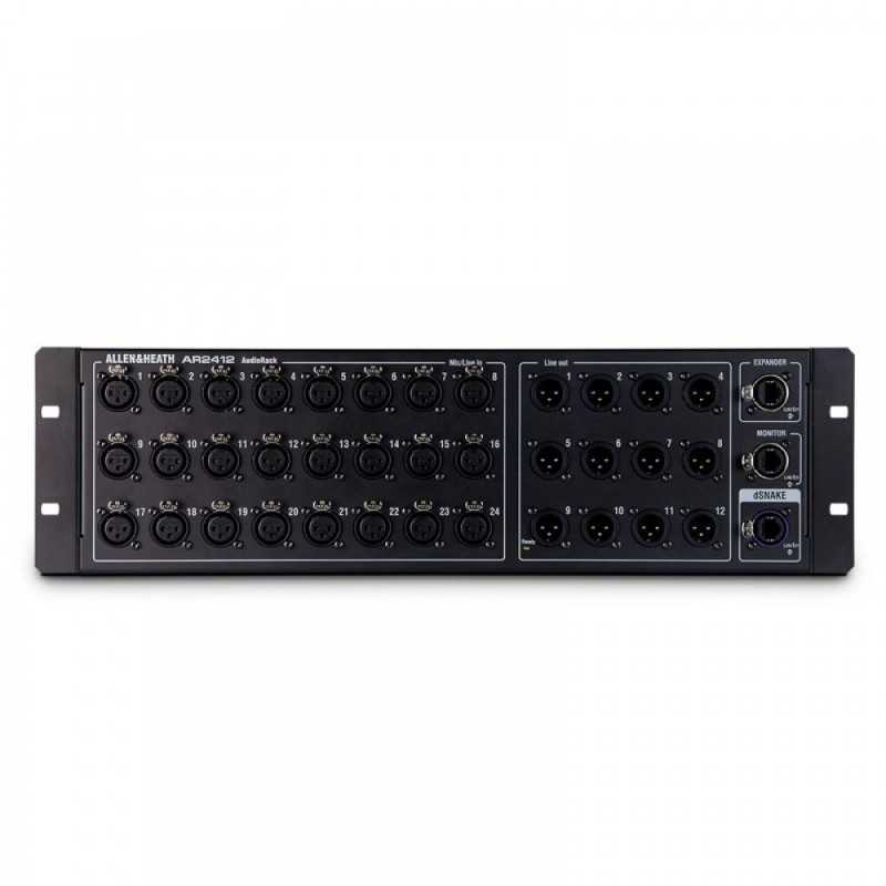 Patchera rack para Mixers GLD QU SQ y Avantis...