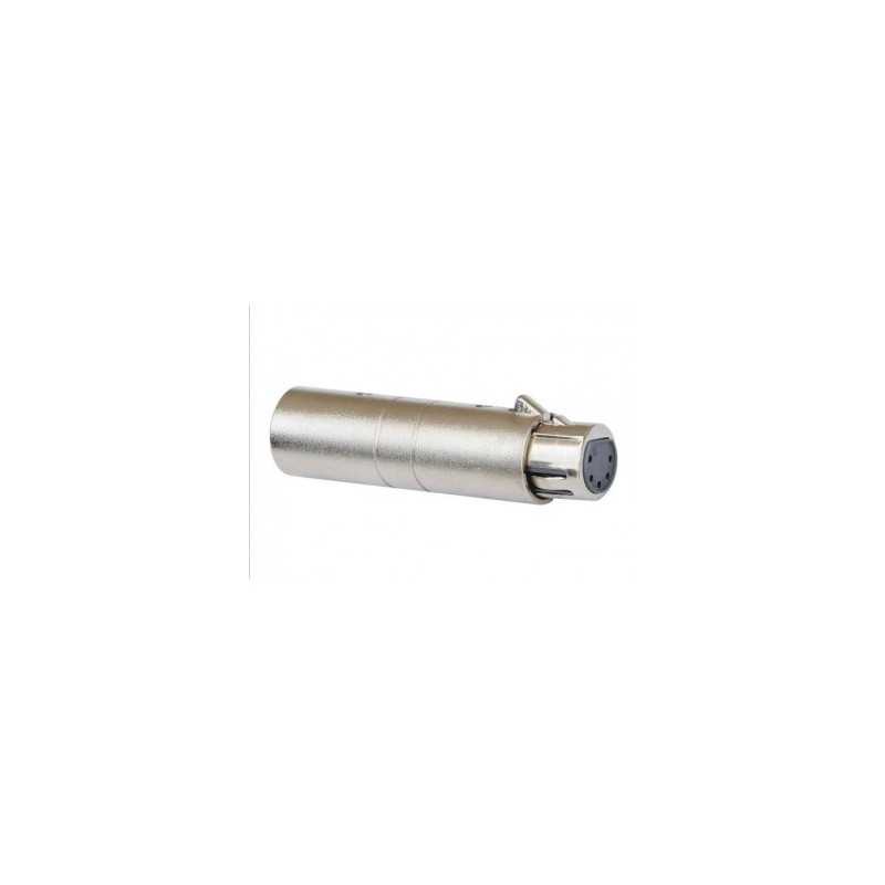ADAPTADOR DMX 5 HEMBRA A 3 MACHO