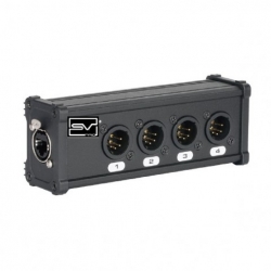 EXTENSOR CABLE DE RED A 4 CANALES DMX 5P MACHO SVPRO