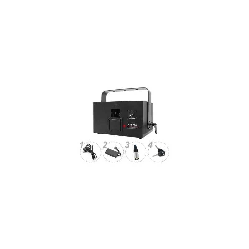 B10W-RGB LASER GRAFICO MULTICOLOR 10W PURE LD