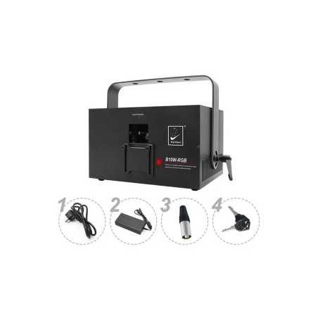 B10W-RGB LASER GRAFICO MULTICOLOR 10W PURE LD