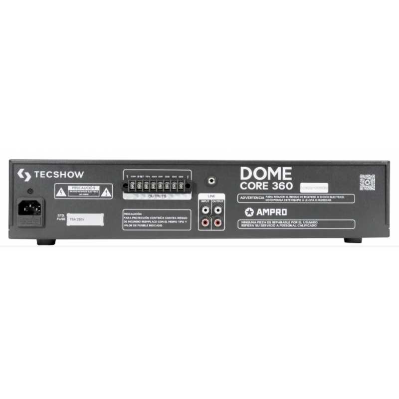 Dome Core 360 AMPLIFICADOR DE LÍNEA 4 zonas...