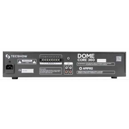 Dome Core 360 AMPLIFICADOR DE LÍNEA 4 zonas 4~16Ohms, 70V, 100V Líneas: 70/100V Potencia: 360W