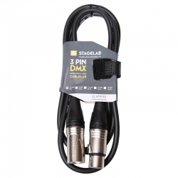 CABLE DMX 1.5 MTS. CABLELAB 3 PIN