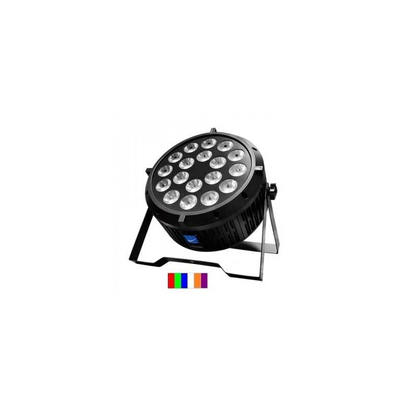 BD-LPC006 RGBWA+UV LED PAR SLIM 18X10W