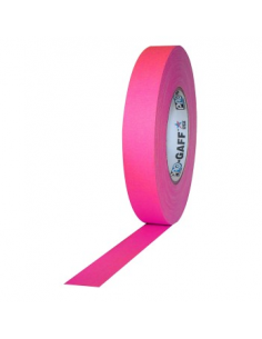 PRO GAFF TELA ROSADO FLUOR 1" x 45M. PRO TAPES USA
