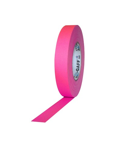 PRO GAFF TELA ROSADO FLUOR 1" x 45M. PRO TAPES USA
