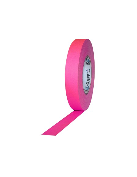 PRO GAFF TELA ROSADO FLUOR 1" x 45M. PRO TAPES USA