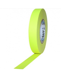 PRO GAFF TELA AMARILLO FLUOR 1" x 45M. PRO TAPES USA