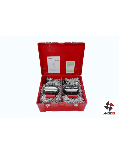 Tecle manual 1 ton. Set incluye: 2 tecles...