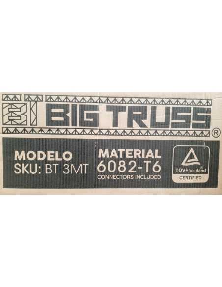 BT-3MT TRUSS ALUMINIO 29X29 3 METROS 3MM BIG TRUSS