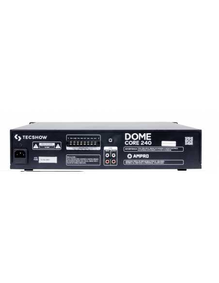 Dome Core 240 AMPLIFICADOR de LÍNEA 4 zonas 4~16Ohms, 70V, 100V Líneas: 70/100V Potencia: 240W