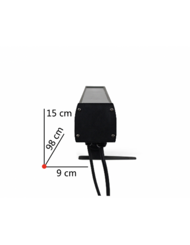 BARRA LED18 LED X 18W RGBWA-UV 6 en 1 GLOWING