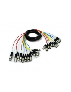 Multipar Cablelab Manguera de 8 canales de 15 metros.