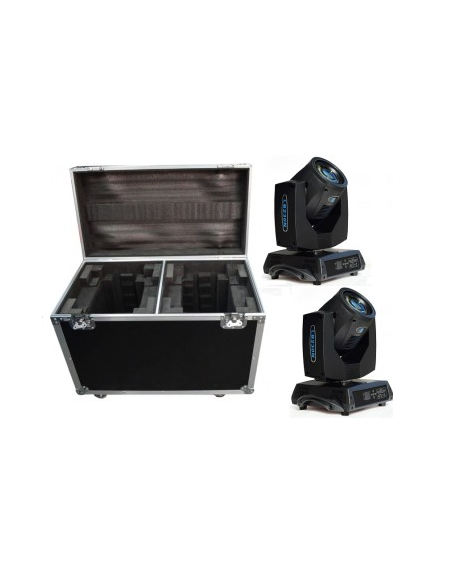 KIT 2x7R PRO BEAM 230W MOVING HEAD + FC
