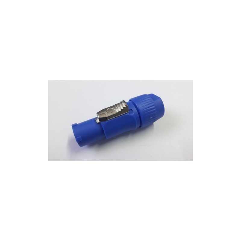 Conector PowerCon 3 pines Azul