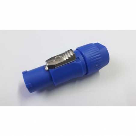 Conector PowerCon 3 pines Azul