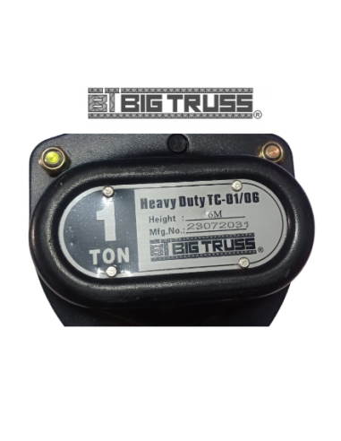 BT-01/6 TECLE 1 TONELADA 6 METROS CADENA...