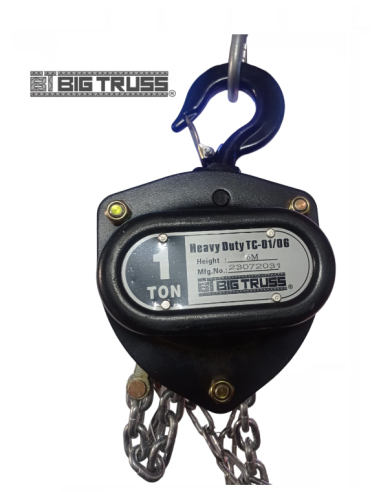 BT-01/6 TECLE 1 TONELADA 6 METROS CADENA...