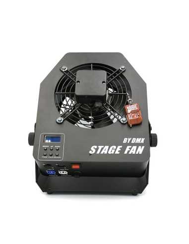 MINI VENTILADOR DE ESCENARIO DMX y CONTROL REMOTO