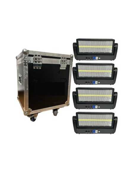 WP-ST500LMK KIT X4 LED RGBW PIXEL MOVING STROBE W/FC