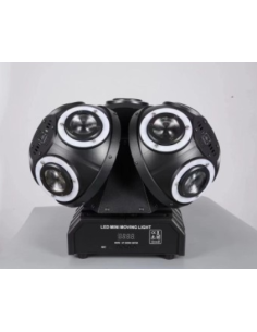 TRI ARM BEACON BEAM 12X15W RGBW CREE + LASER