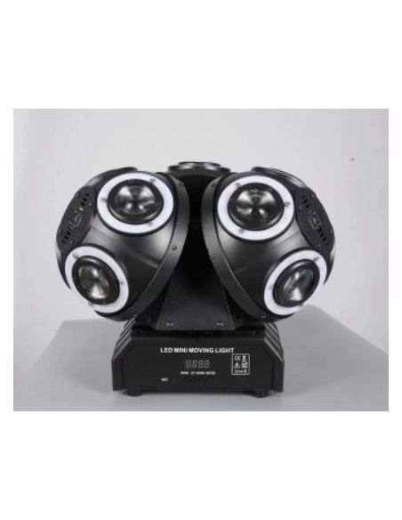 TRI ARM BEACON BEAM 12X15W RGBW CREE + LASER