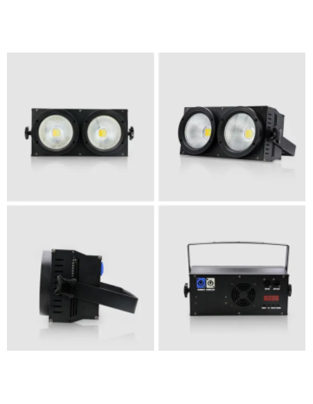 LED BLINDER 2X100W + PIXEL RGB EFFECT