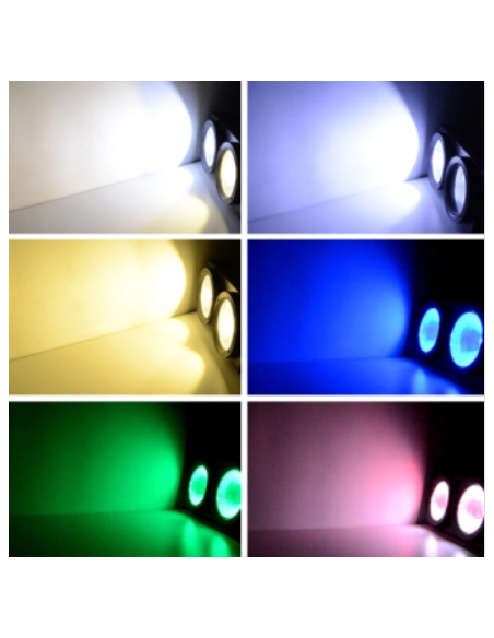 LED BLINDER 2X100W + PIXEL RGB EFFECT