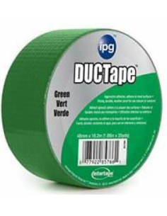 Cinta Gaffer Intertape verde
