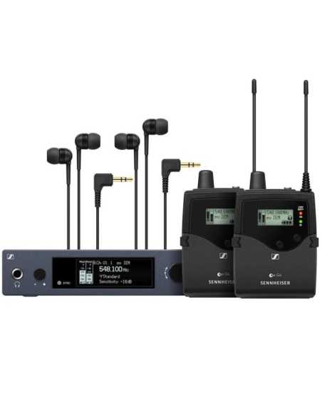 EWIEM/G4TWIN-B Sennheiser Sistema Inalámbrico Doble Monitoreo In-ear